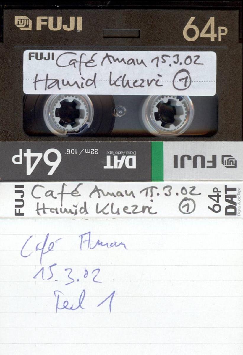 Café Aman 15.3.02 - Hamid Khezvi Teil 1