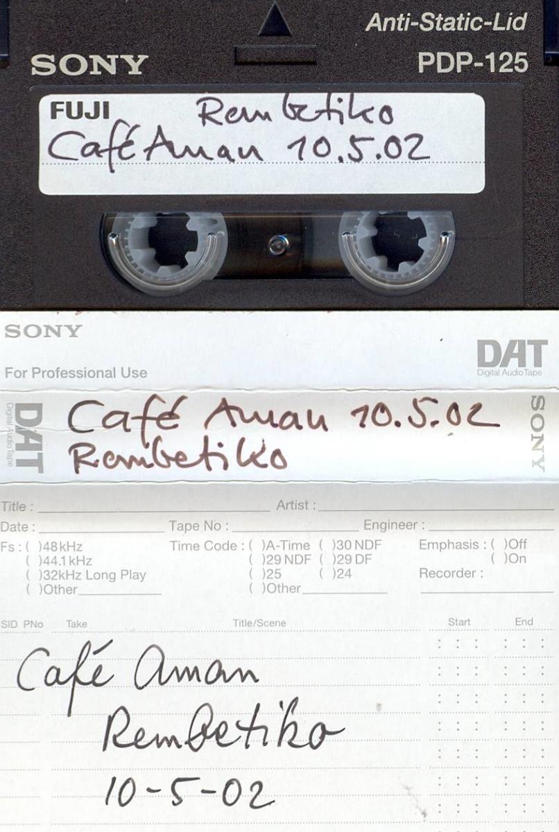 Café Aman 10.5.02 - Rembetiko