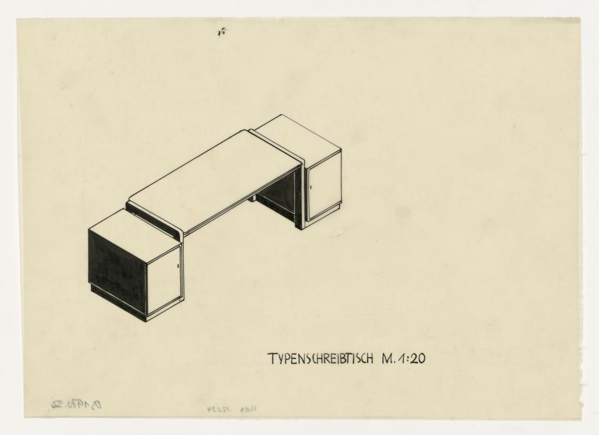 Typenschreibtisch (Möbelentwürfe, Schreibtische)