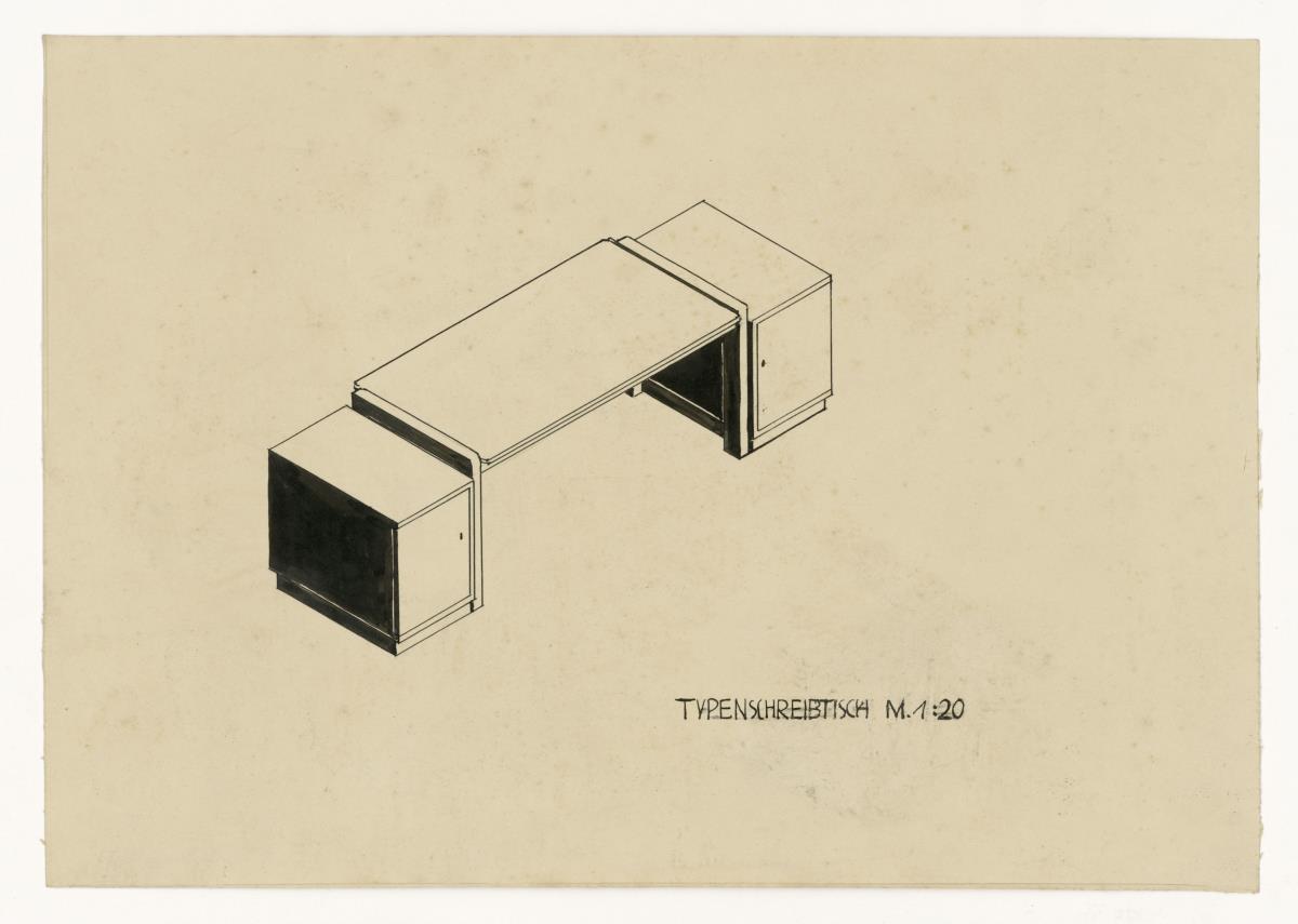 Typenschreibtisch (Möbelentwürfe, Schreibtische)