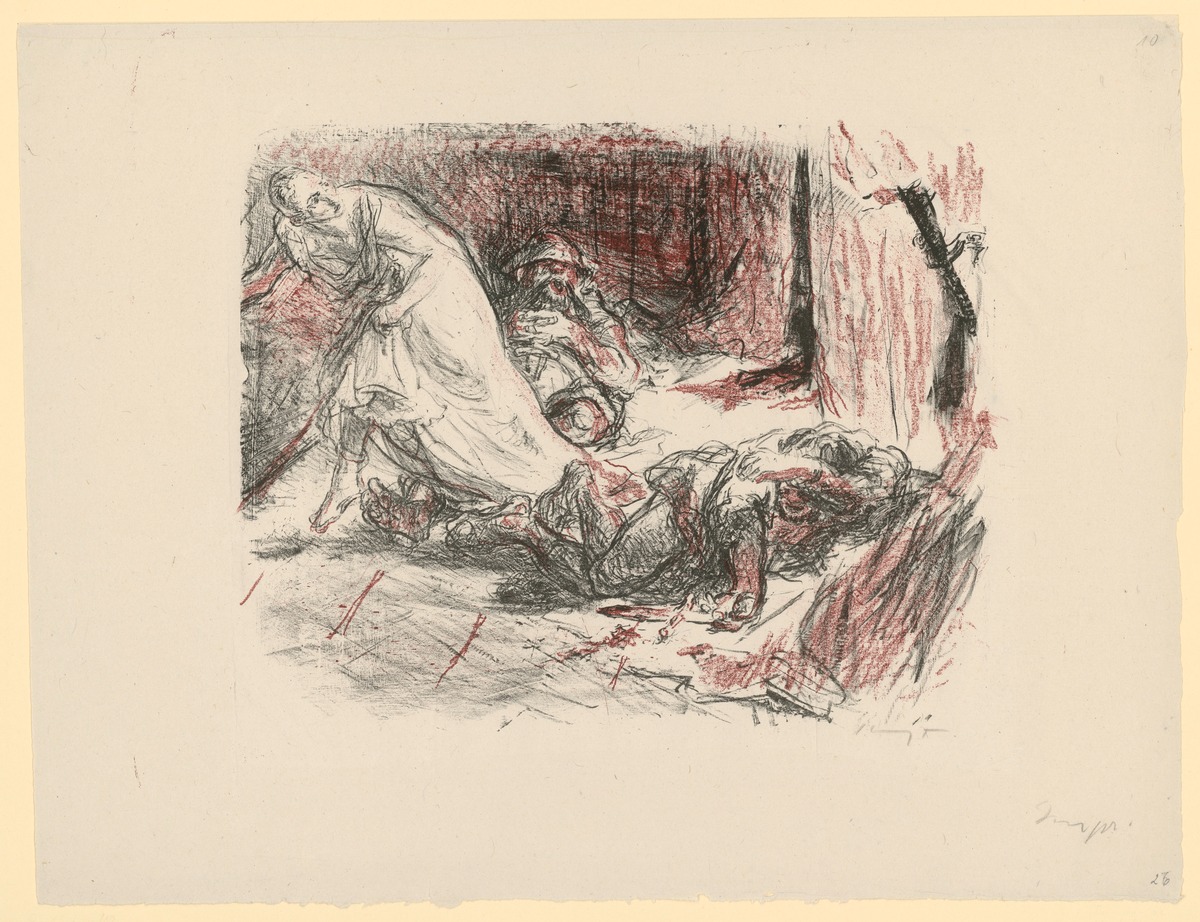 Probedruck Macbeth Nr. 4 Lady Macbeth und die schlafenden Kämmerer