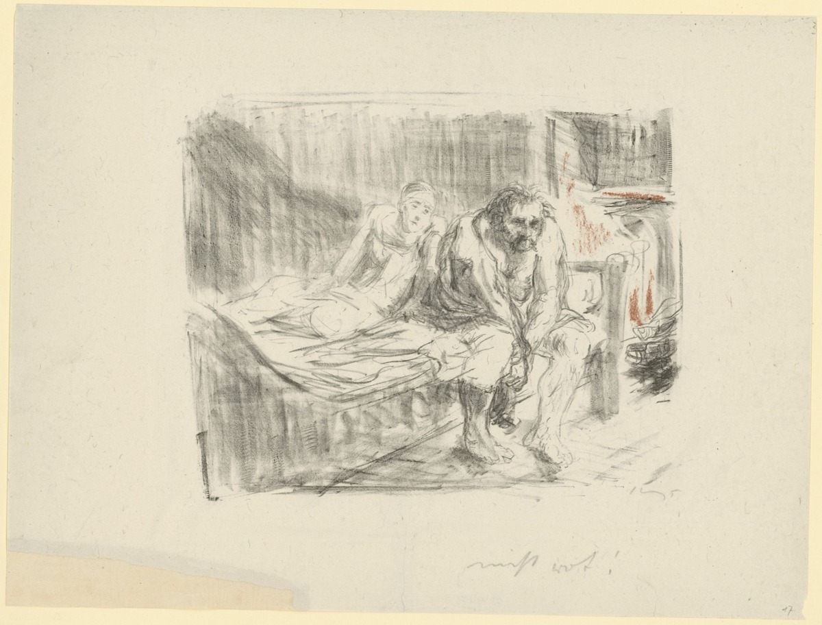 Probedruck Macbeth Nr. 5 Macbeth und Lady Macbeth in Gewissensqualen