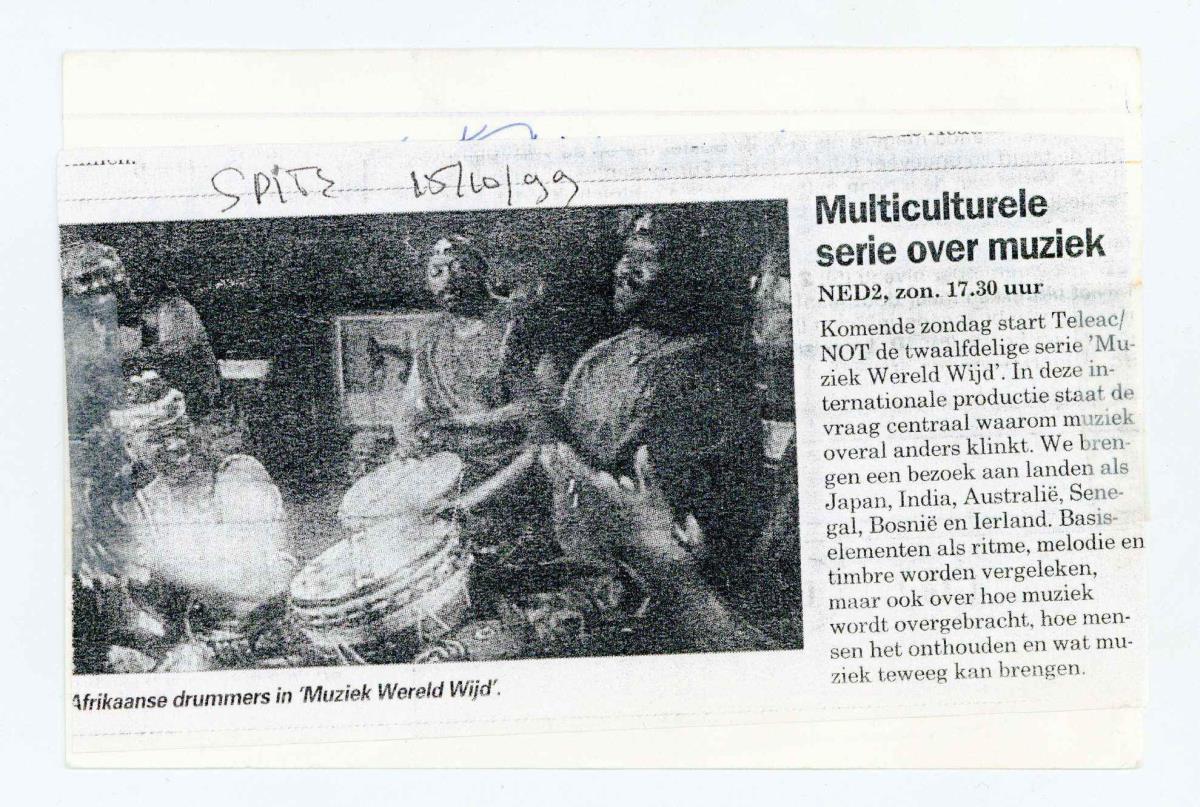 Music worldwide part I and II; Diwali life; OHM broadcast; kathak; FvL interview