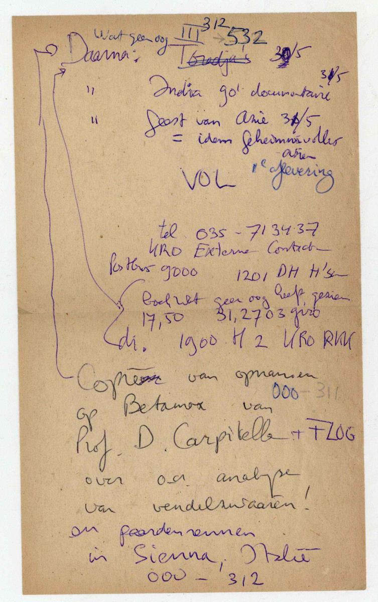 Copy of recording from Prof. Diego Carpitella