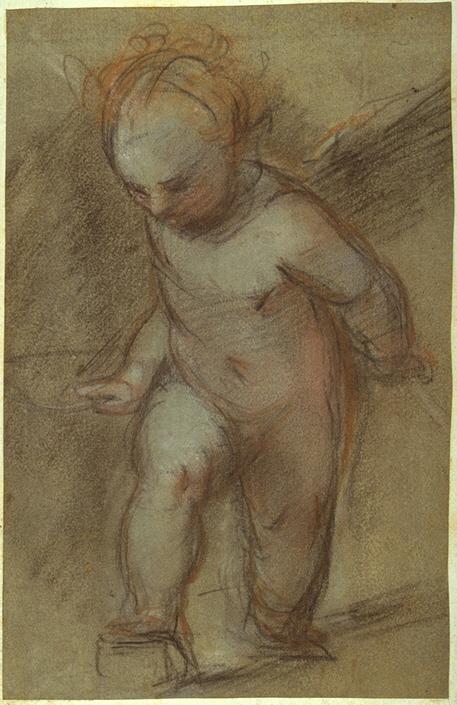 Putto mit Flügeln