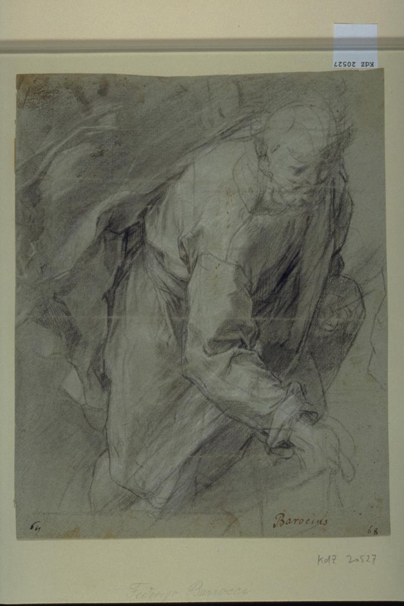 Studie für die Figur des Hl. Josef im Gemälde der Heimsuchung Mariens in der Chiesa Nuova in Rom