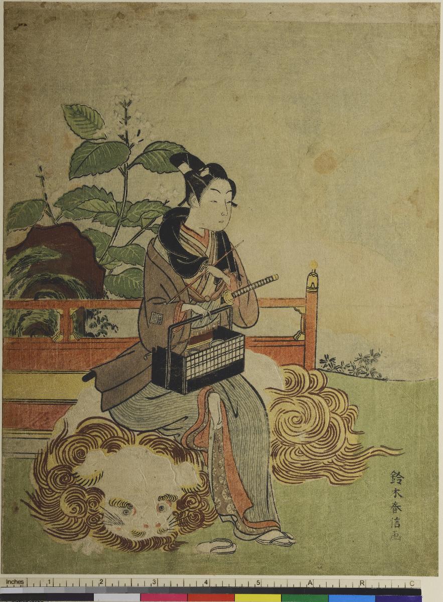Junger Mann als der Bodhisattva Monju