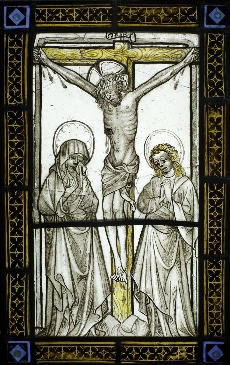 Kreuzigung Christi mit Maria und Johannes Ev.
