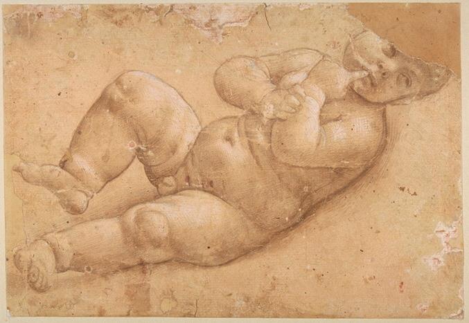 Liegender Christusknabe (nach Domenico Ghirlandaio)