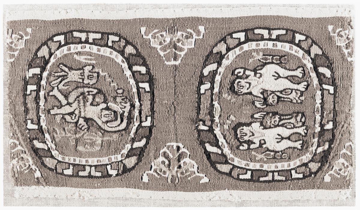 Fragment eines Ärmels mit Zierstreifen