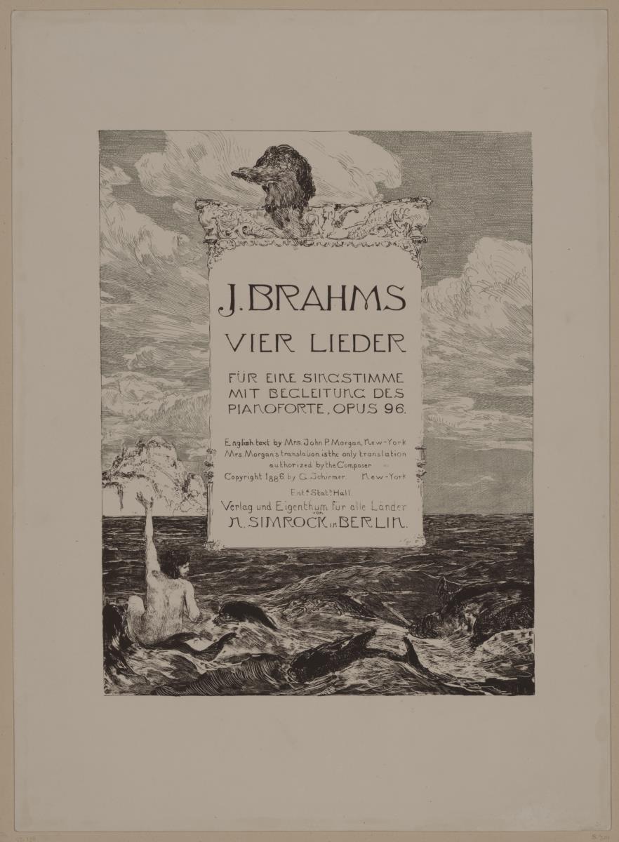 Arion. Johannes Brahms. Vier Lieder