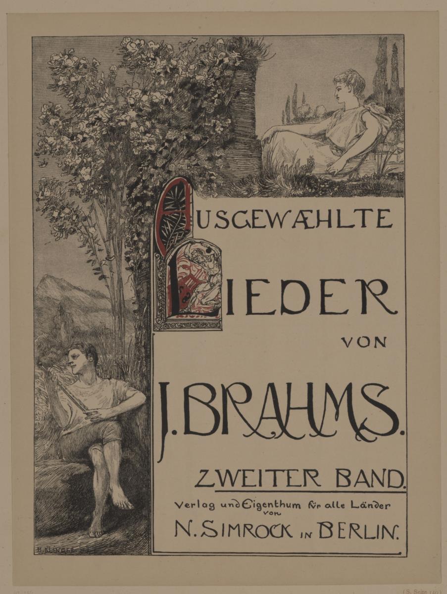 Ausgewählte Lieder von Johannes Brahms