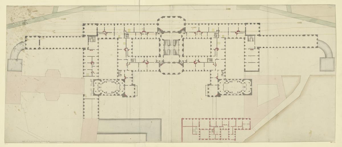 Mittleres Umbauprojekt für die Wiener Hofburg, Grundriss