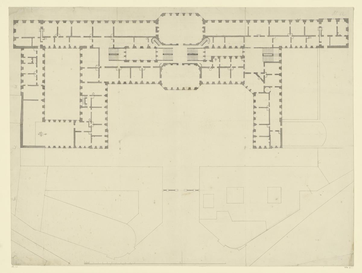 Umbauprojekt Wiener Hofburg, Grundriss, kleines Projekt, Variante II