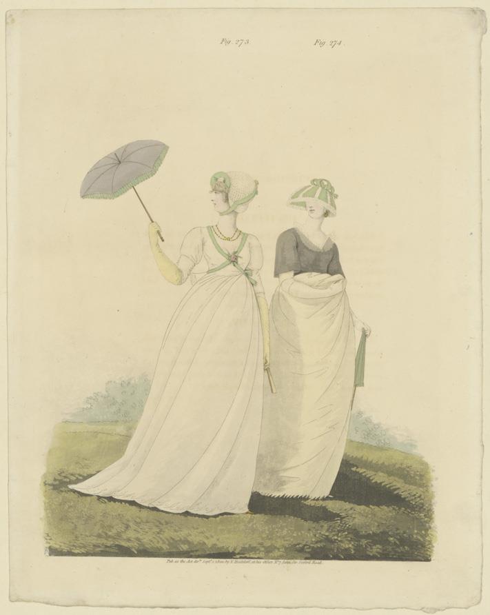 Gallery of Fashion, Fig. 273, 274: Morning Dresses