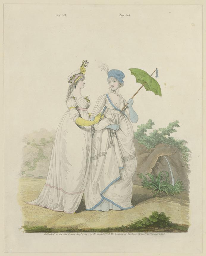 Gallery of Fashion, Fig. 148, 149: Morning Dresses