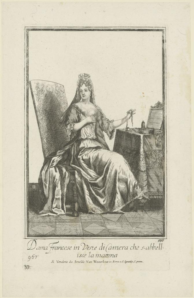 Dama Francese in veste di camera