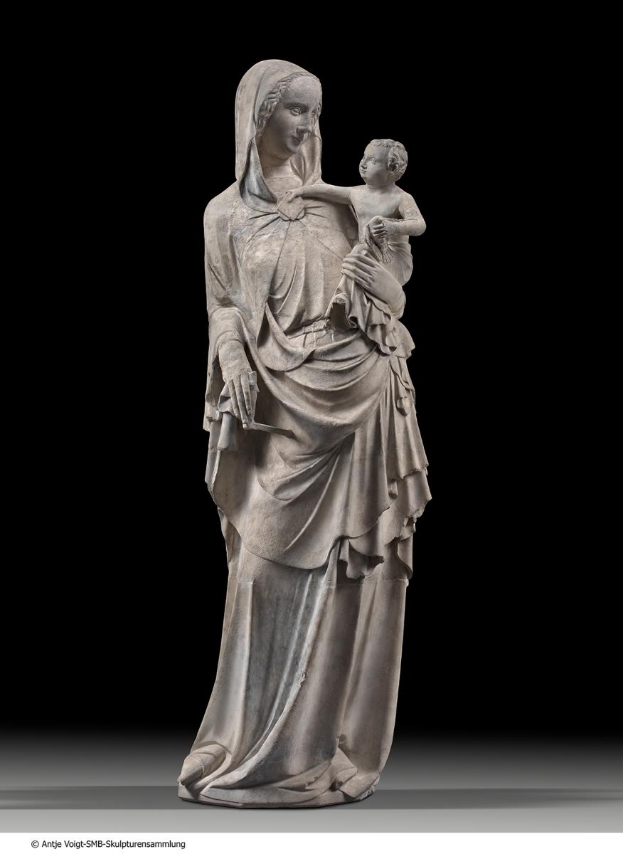 Stehende Maria mit Kind
