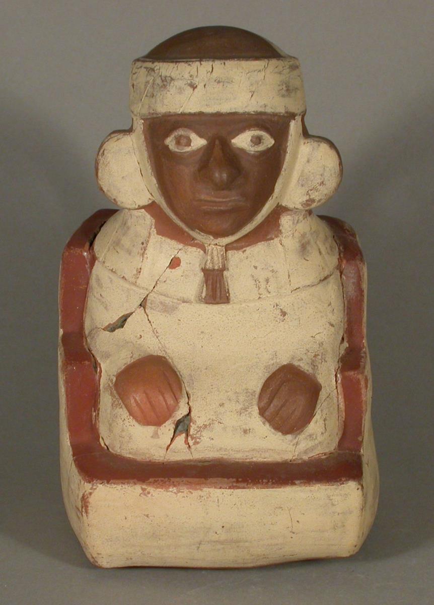 Sitzende anthropomorphe Figur