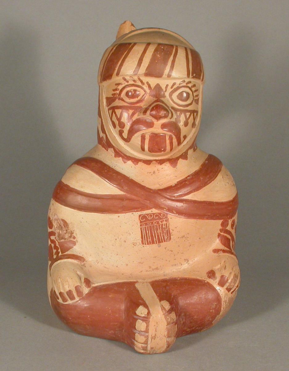 Sitzende anthropomorphe Figur