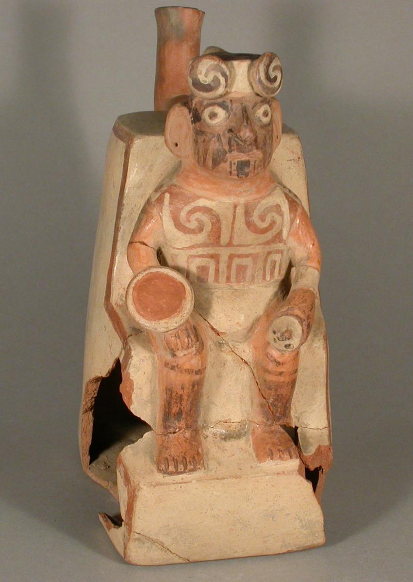 Sitzende anthropomorphe Figur