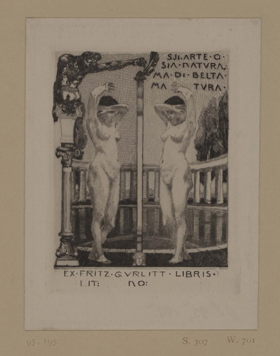 Exlibris Fritz Gurlitt