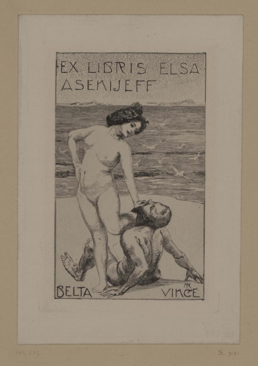 Exlibris Elsa Asenijeff