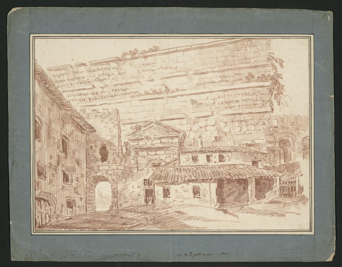 Ansicht der Porta Maggiore in Rom