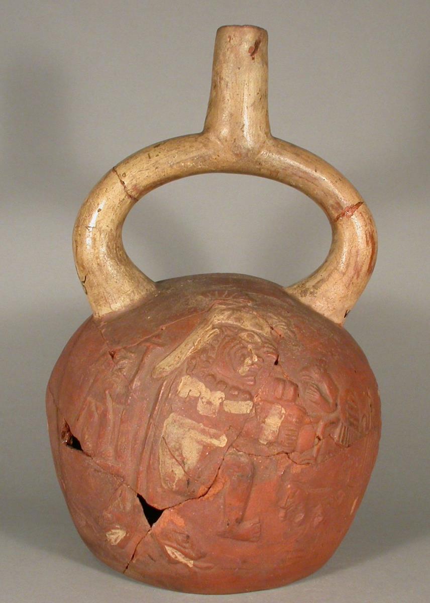 Relief: anthropo-zoomorphe Figuren