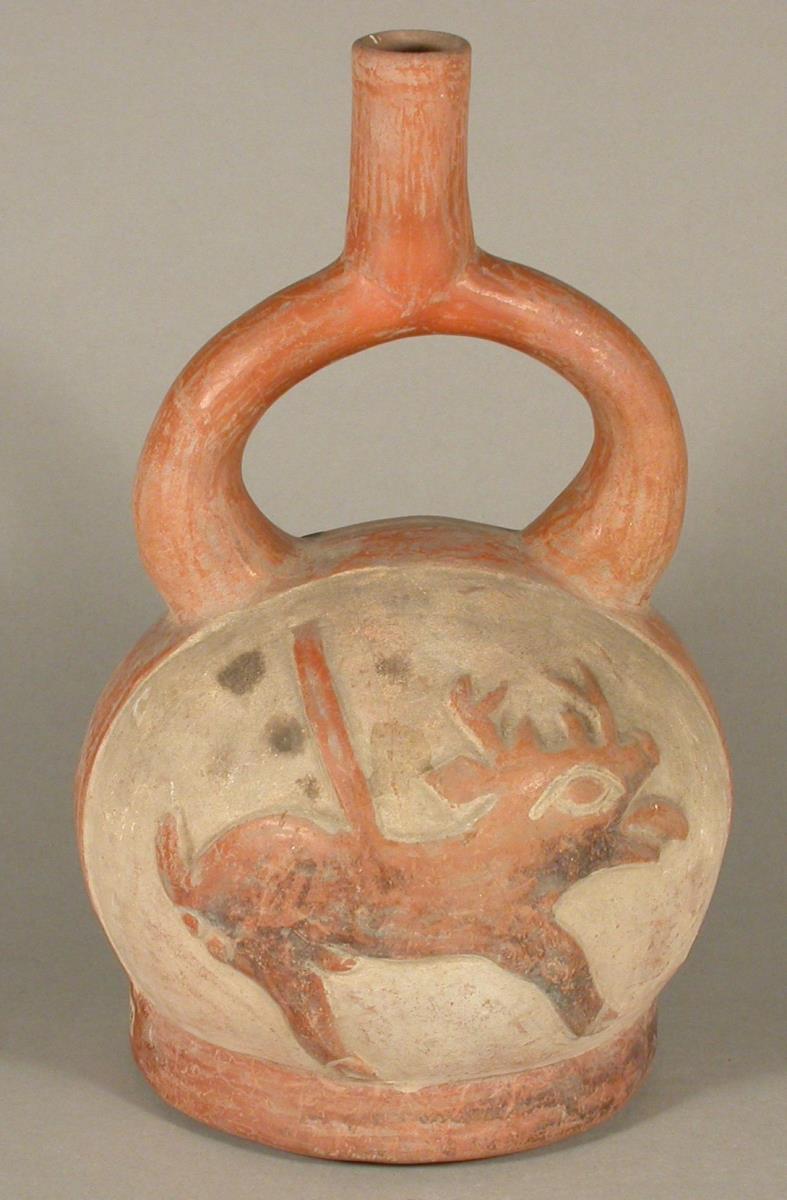 Relief: erlegter Hirsch