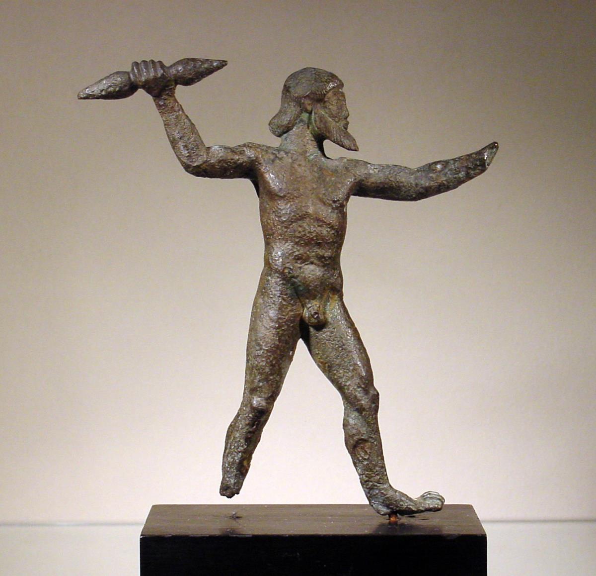 Zeus als Blitzschwinger