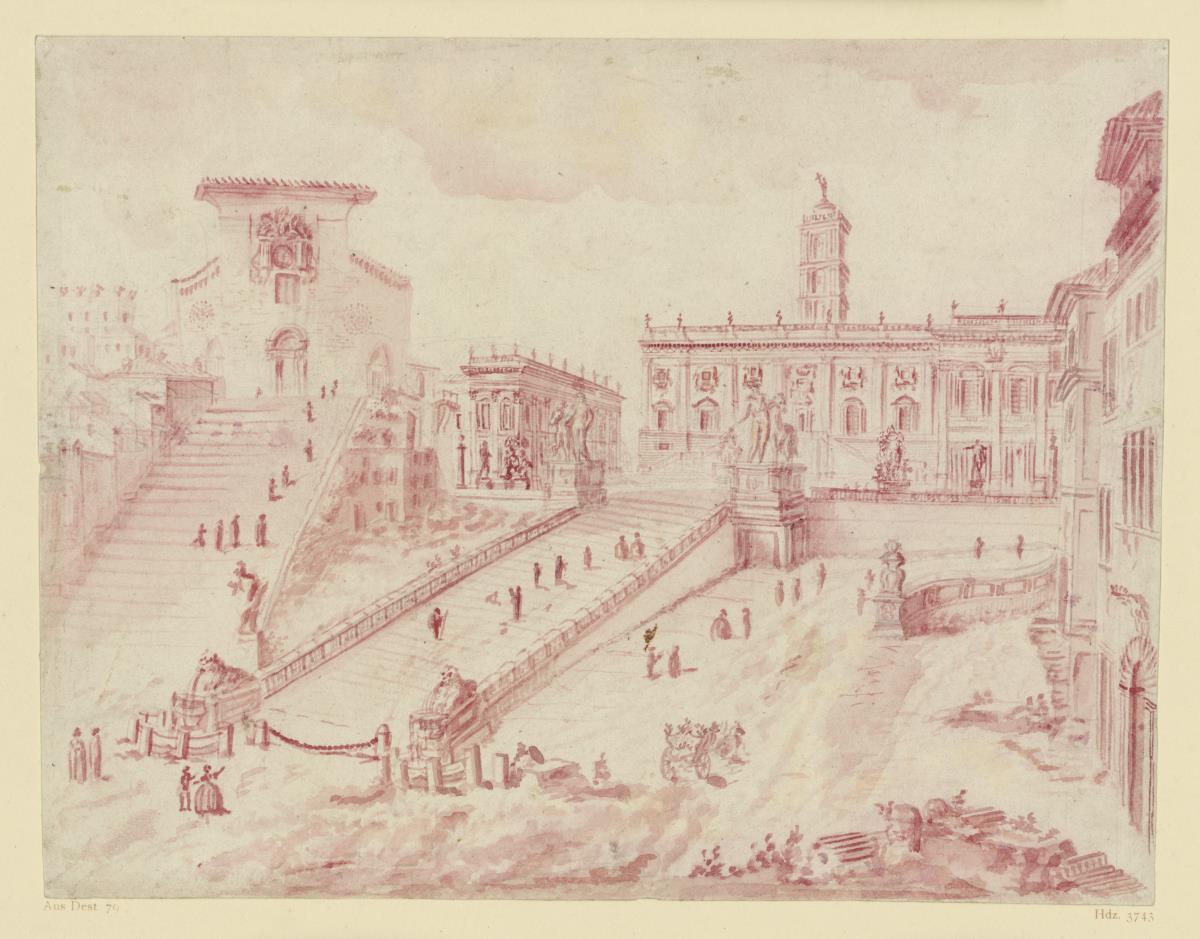 Blick auf den Kapitolsplatz, Rom