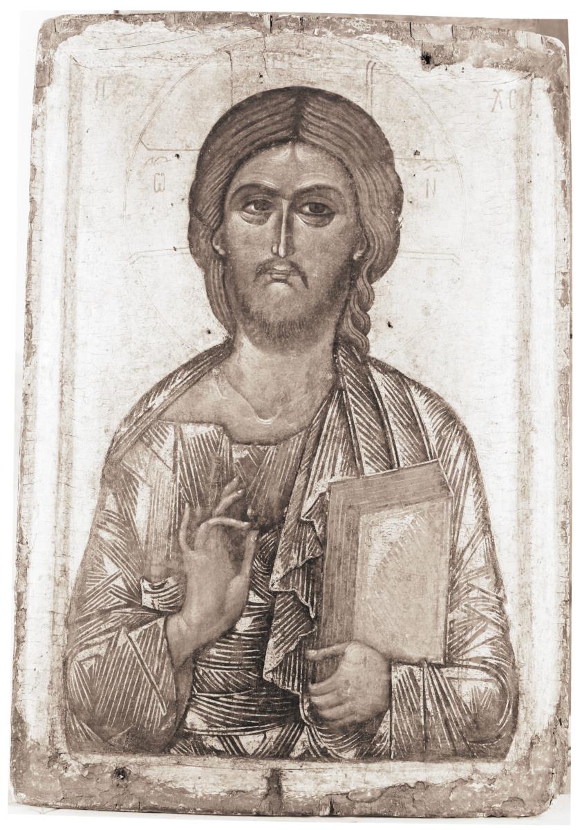 Ikone mit Christus Pantokrator