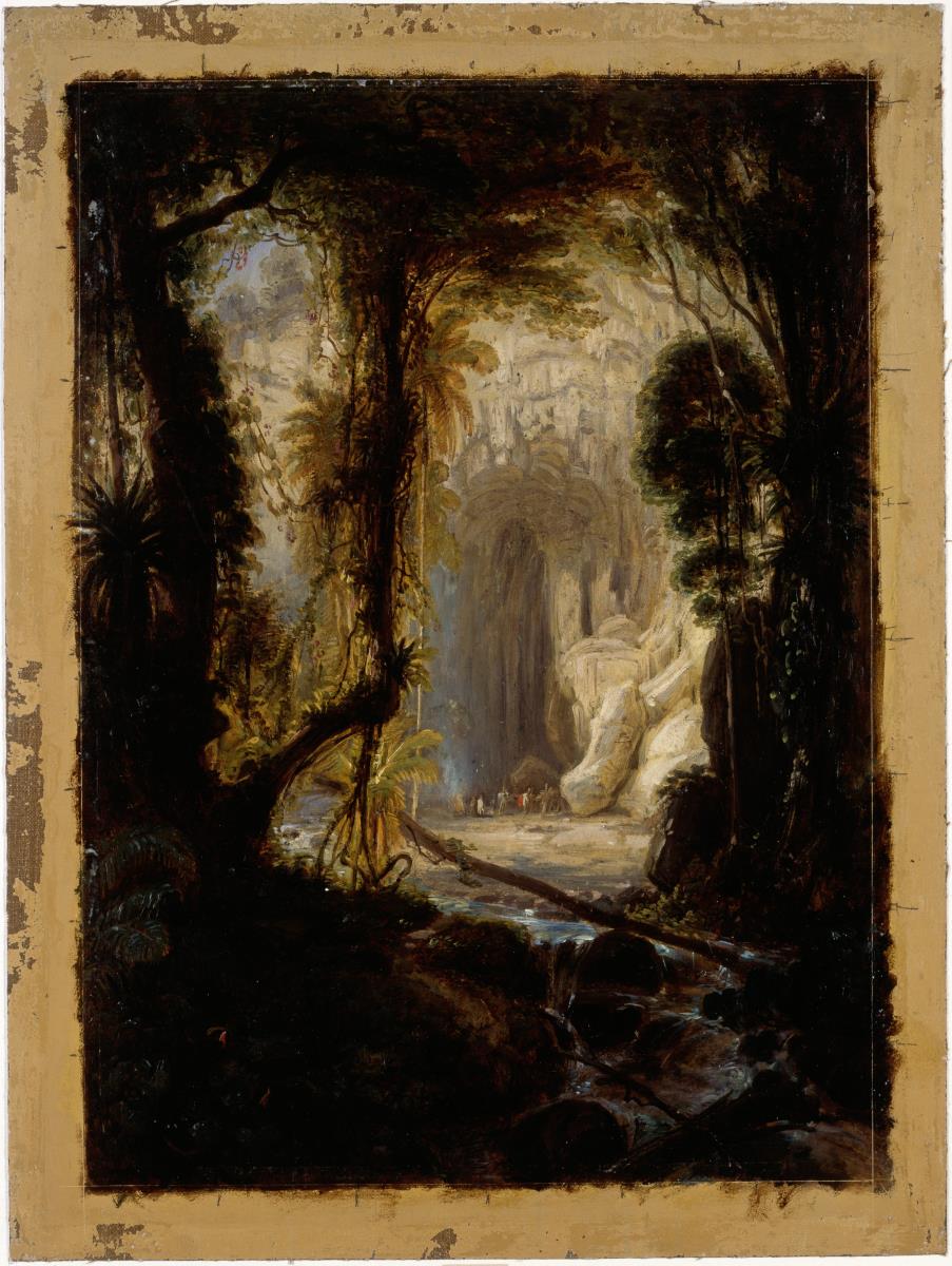 Die Guácharo-Höhle (in vergrößertem Maßstab)