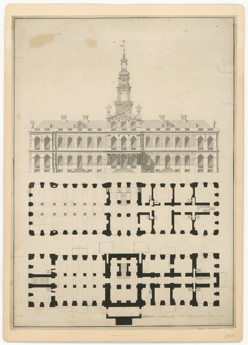 Entwurf für das Rathaus in Riga