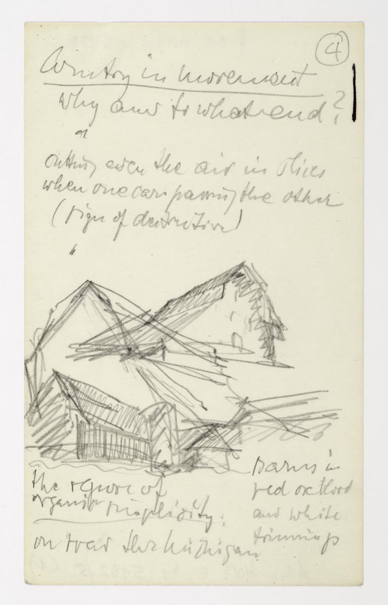 Notizbuch von der Amerika-Reise, 10 Blatt