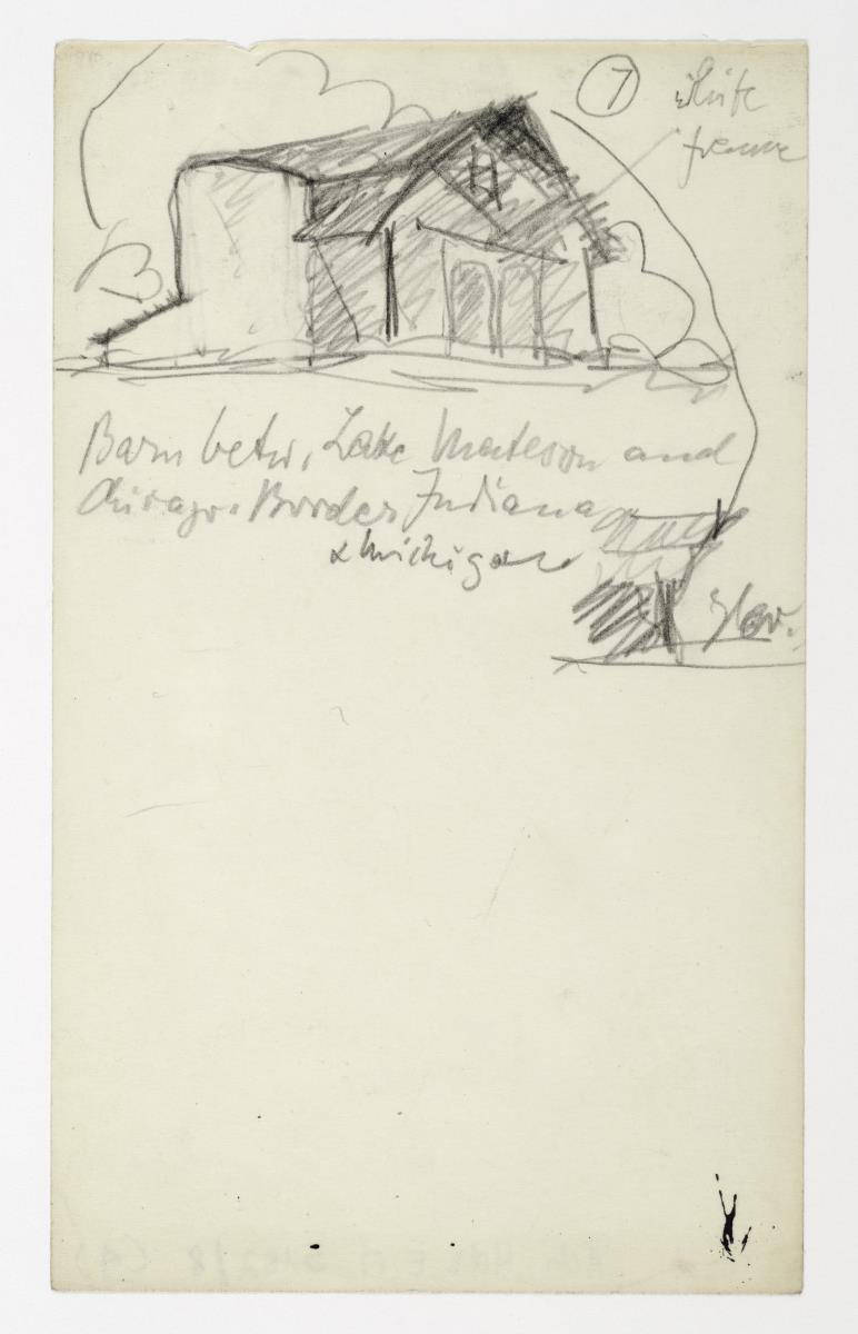 Notizbuch von der Amerika-Reise, 10 Blatt