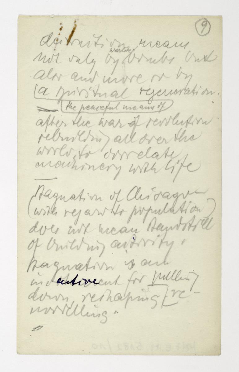 Notizbuch von der Amerika-Reise, 10 Blatt
