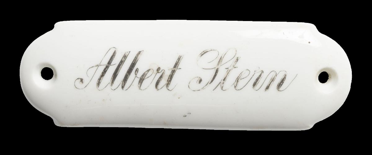 Namensschild "Albert Stern"