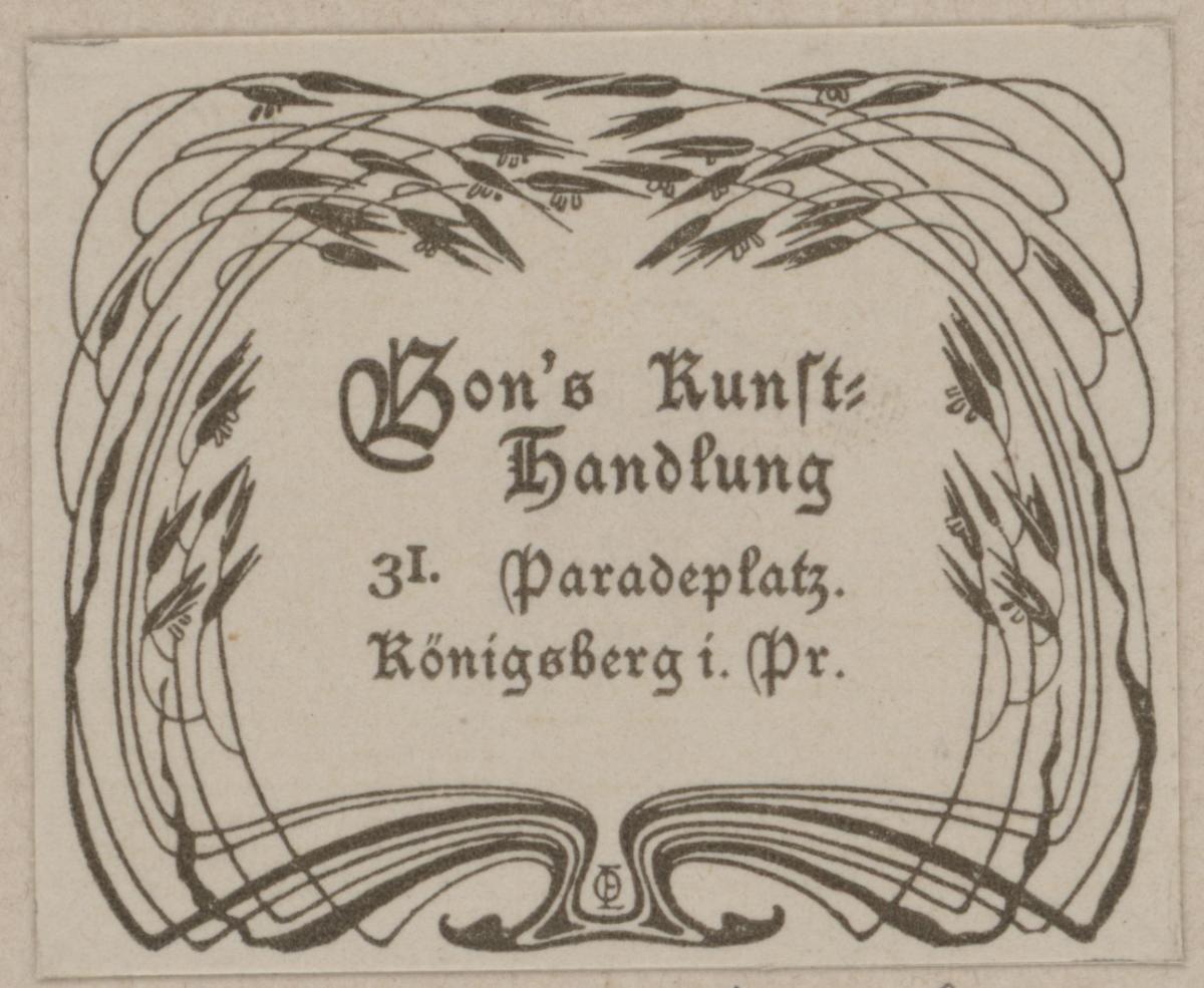 Bon's Kunsthandlung Königsberg