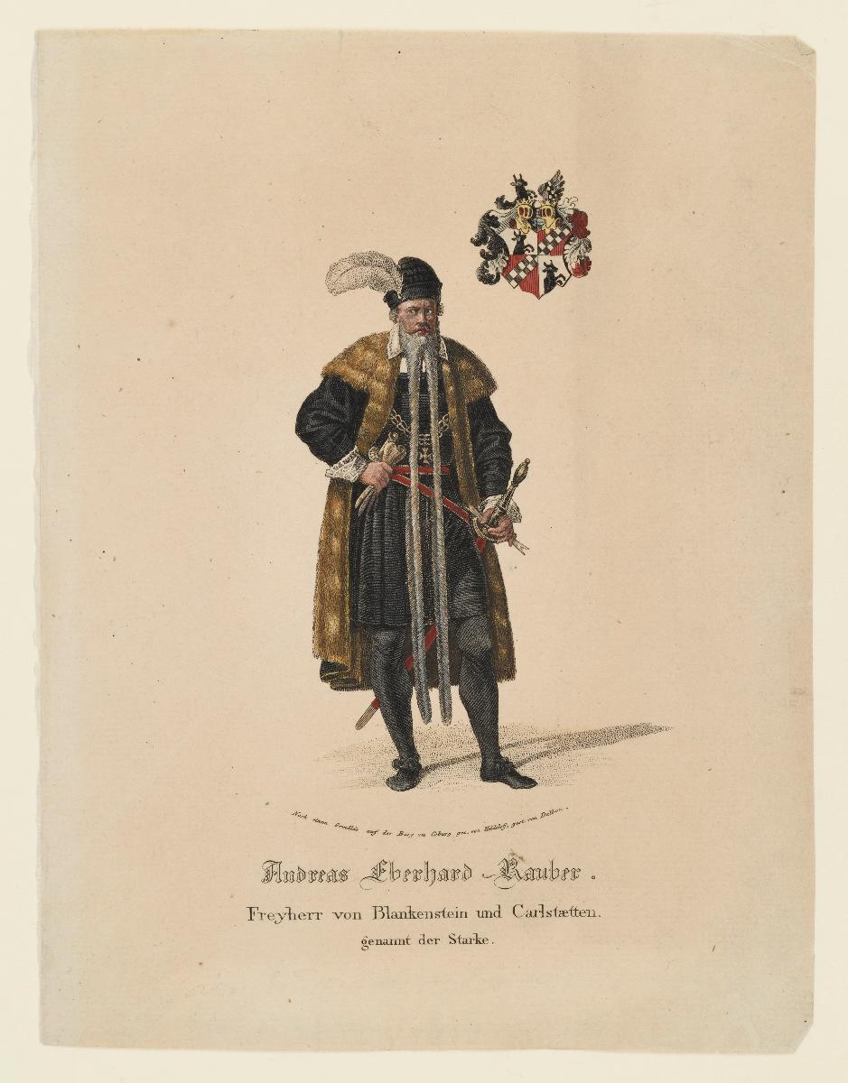 Porträt des Andreas Eberhard Rauber (von Planckenstein)