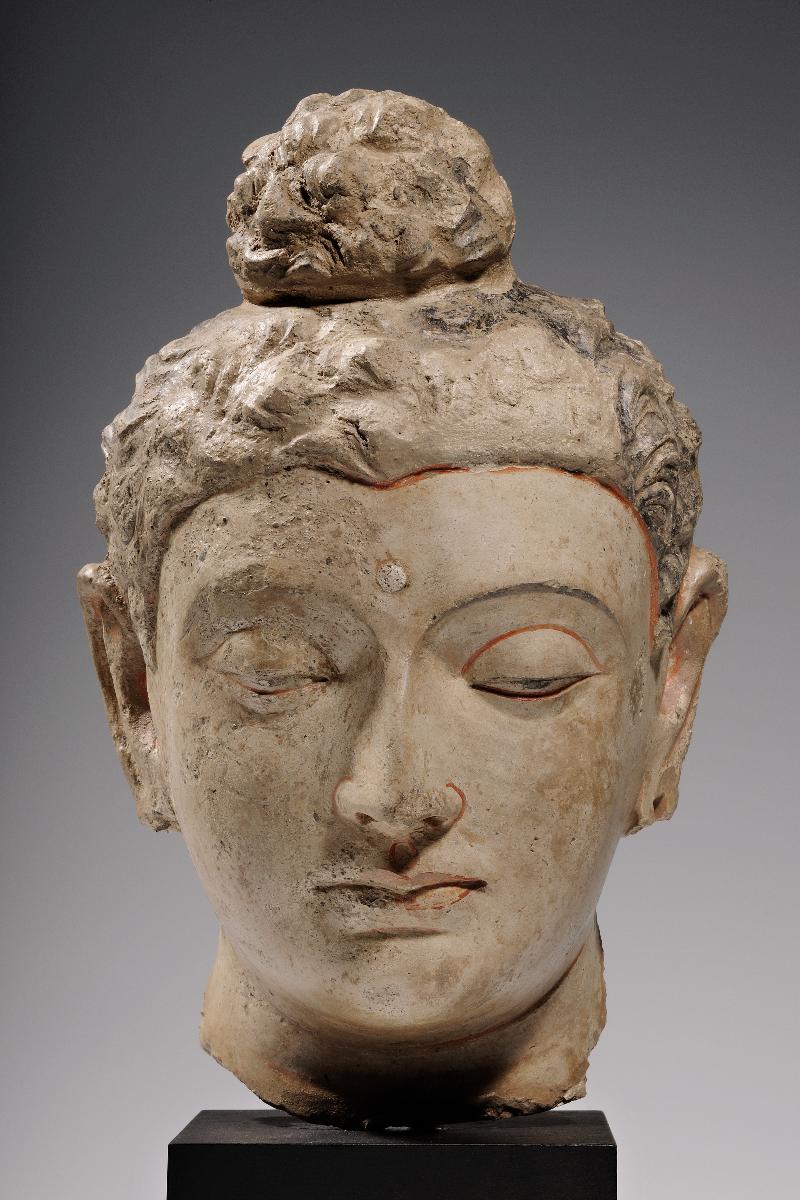 Kopf eines Buddha