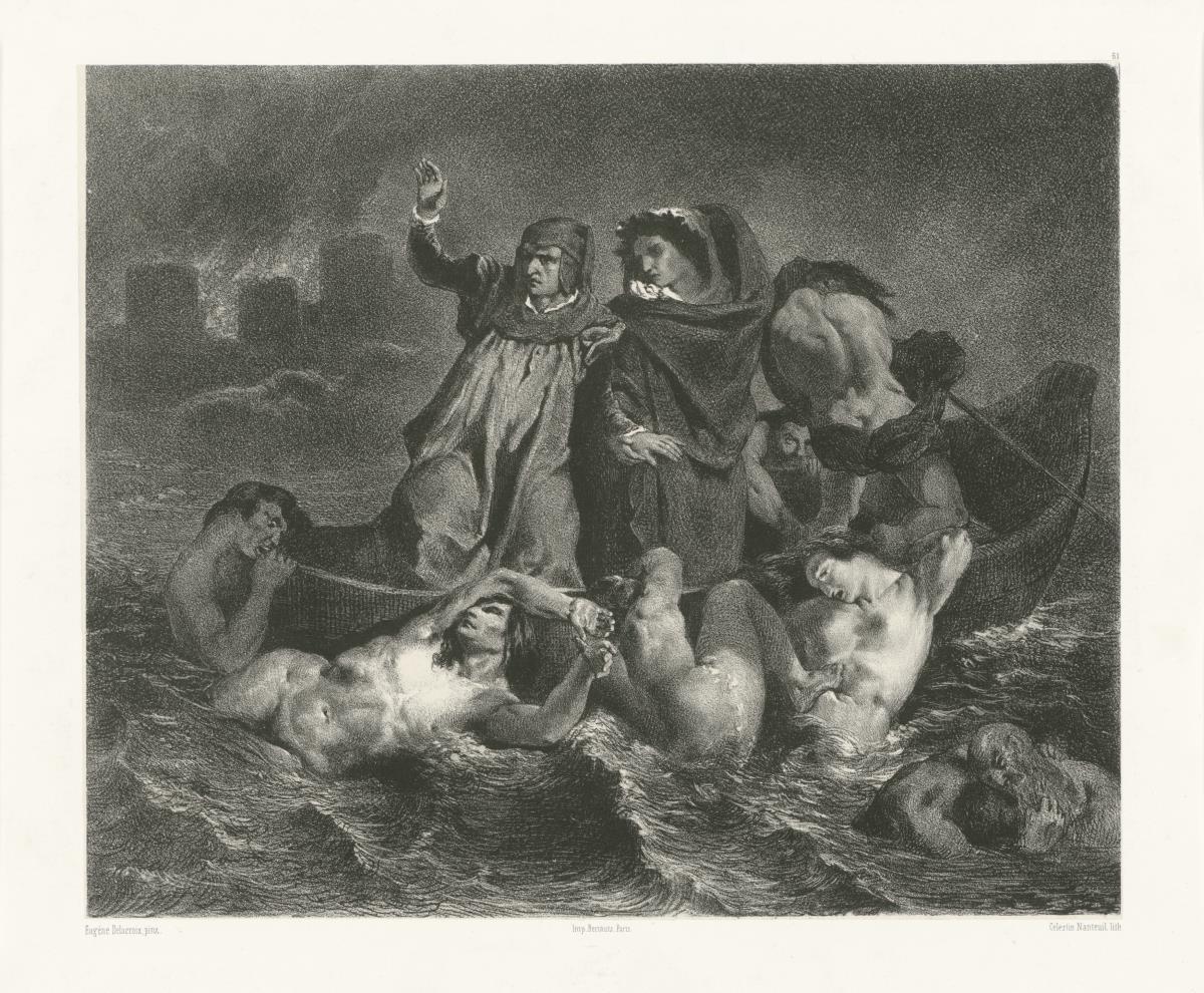 Dante et Virgile aux enfers