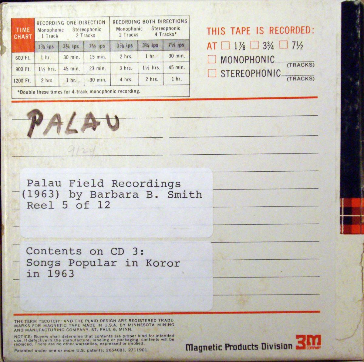 Smith Palau 1963