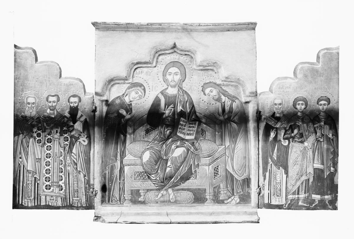 Triptychon mit Deesis