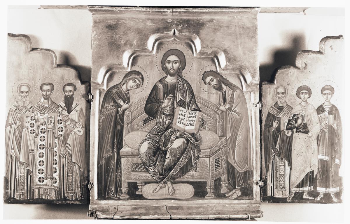 Triptychon mit Deesis