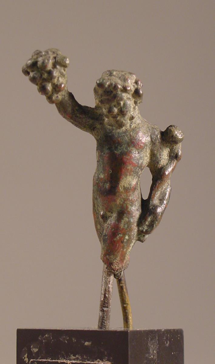 Satyr mit Traube und Hirtenstab
