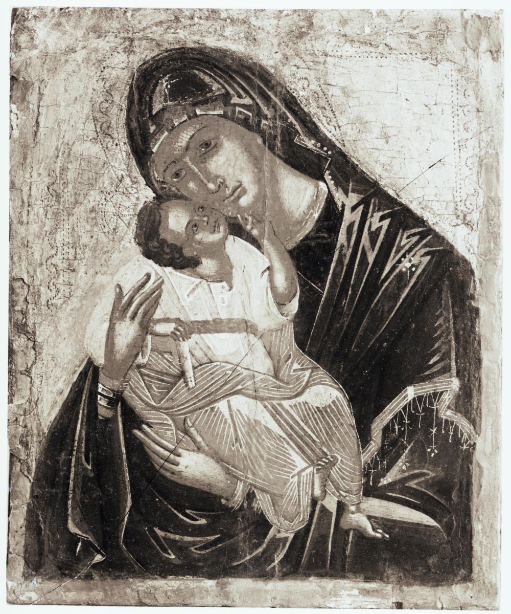 Ikone mit der Gottesmutter Glykophilousa