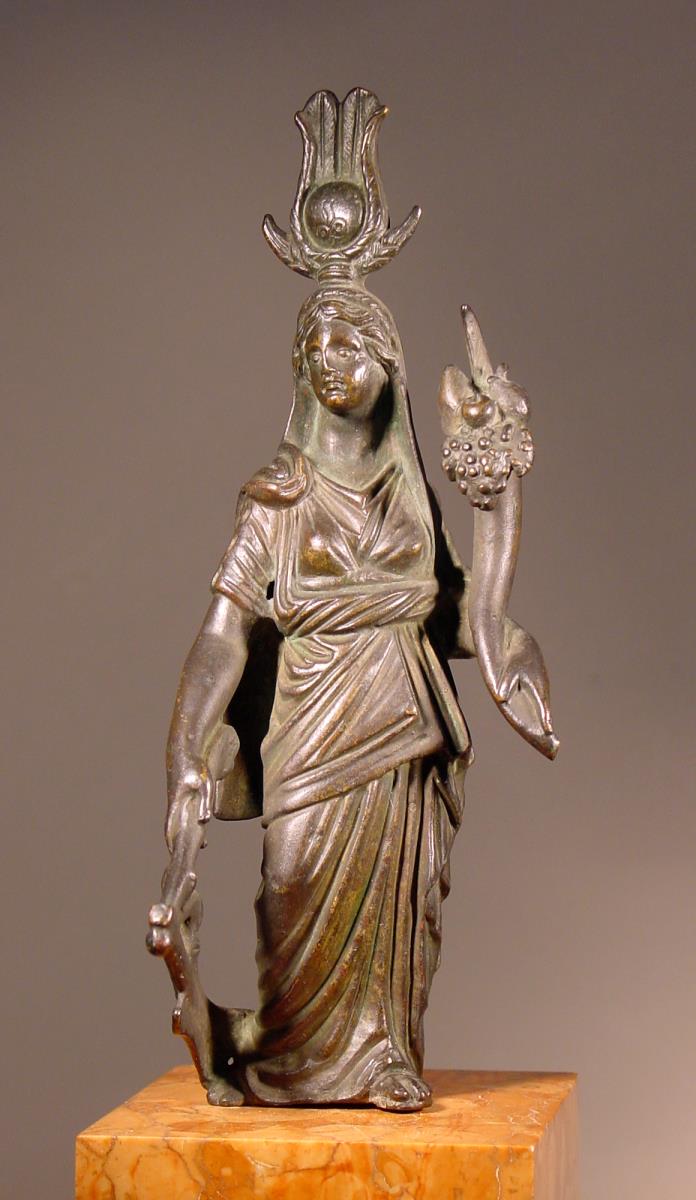 Pantheistische Isis-Fortuna-Statuette