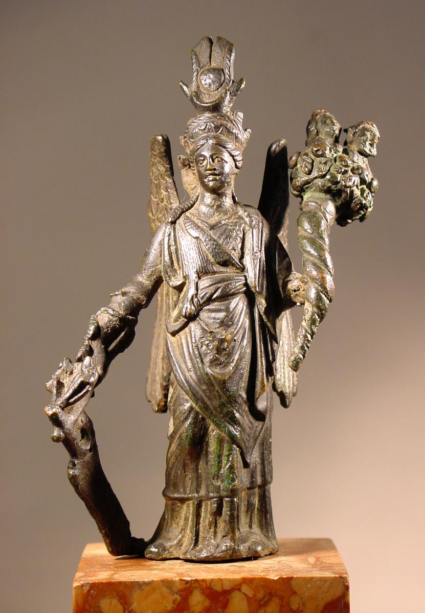 Pantheistische Isis-Fortuna-Statuette